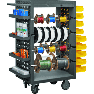 26" x 18" x 46" - Mobile Wire Rack - 14 Gauge Steel